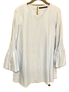 Zara Trafaluc Light Blue Mini Dress